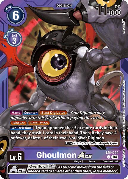 Image of Ghoulmon ACE [LM-044] (Limited Card Pack) [World Convergence]