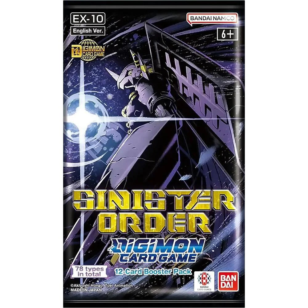 Image of Sinister Order Extra Booster Pack - Digimon Card Game