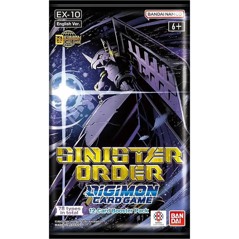 Sinister Order Extra Booster Pack - Digimon Card Game