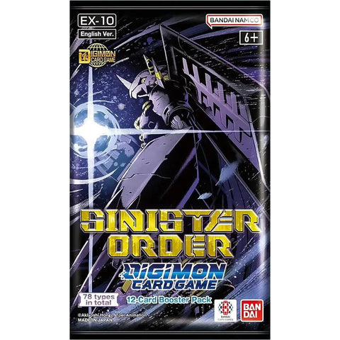 Sinister Order Extra Booster Pack - Digimon Card Game