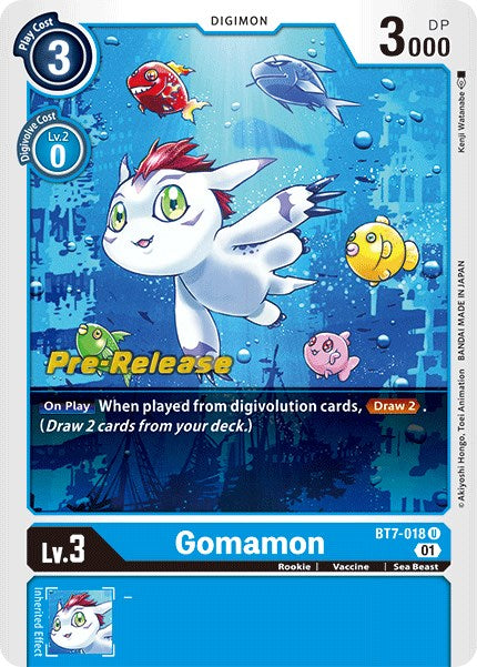 Image of Gomamon [BT7-018] [Next Adventure Pre-Release Cards]