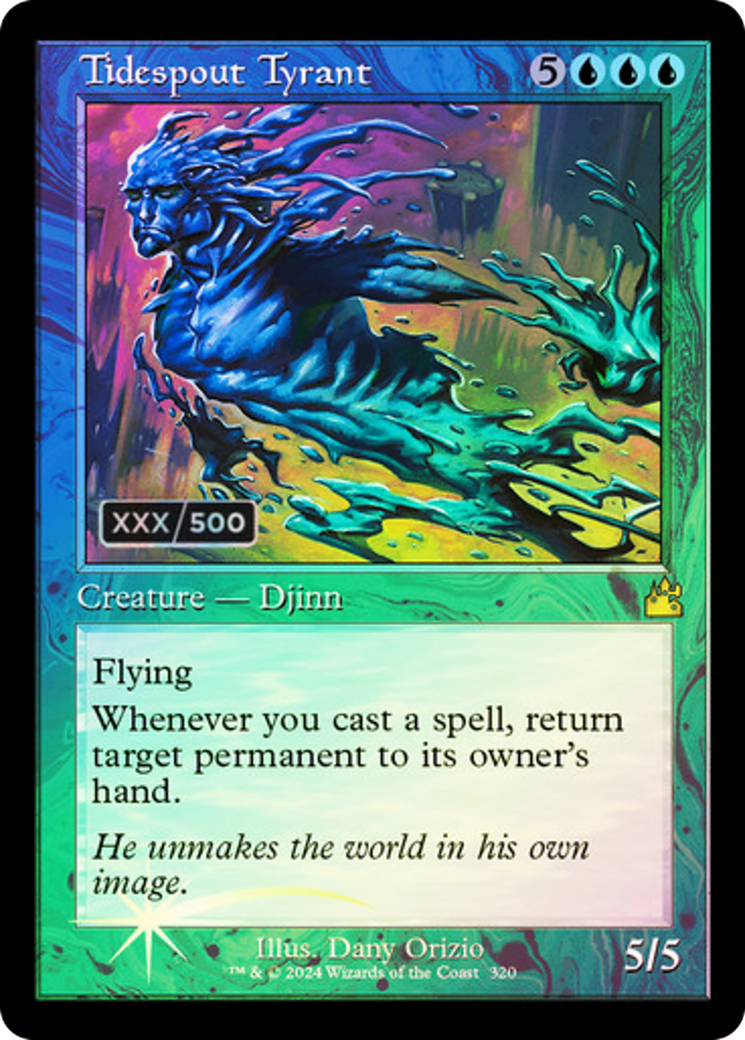 Image of Tidespout Tyrant (Retro) (Serialized) [Ravnica Remastered]