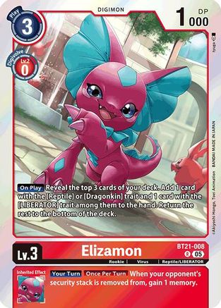 Image of Elizamon [BT21-008] [World Convergence]