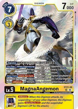 Image of MagnaAngemon [ST21-06] [Starter Deck: Hero of Hope]