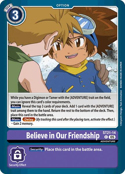 Image of Believe in Our Friendship [ST21-14] [Starter Deck: Hero of Hope]