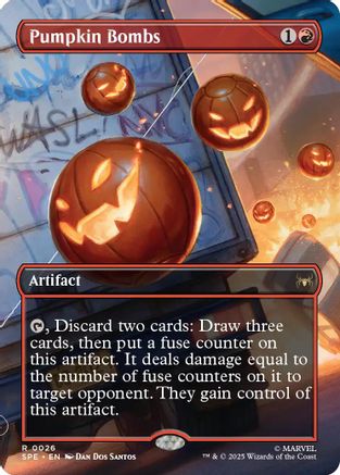 Image of Pumpkin Bombs (Borderless) [Marvel's Spider-Man: Eternal-Legal]