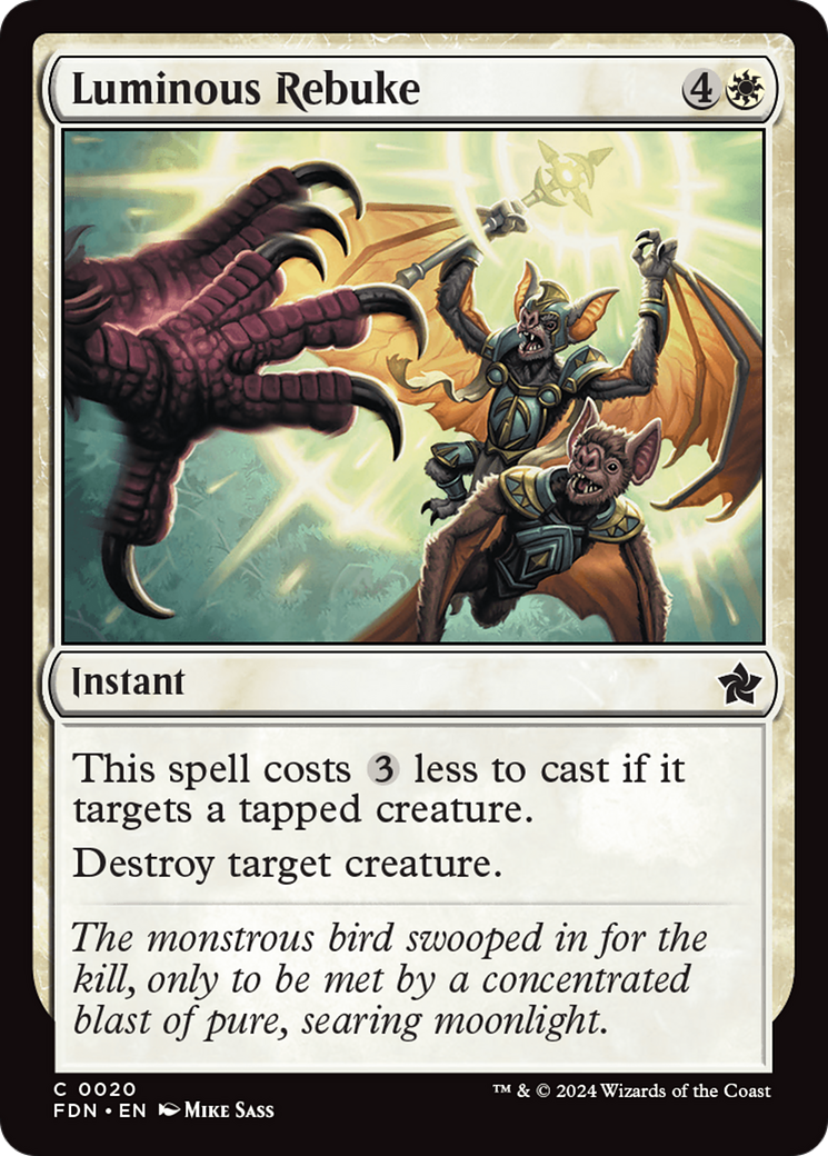 Image of Luminous Rebuke [Foundations]