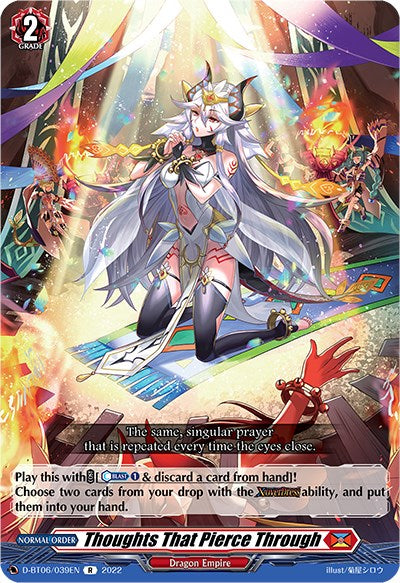 Image of Thoughts That Pierce Through (D-BT06/039EN) [Blazing Dragon Reborn]