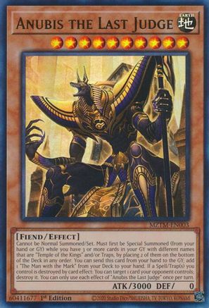 Image of Anubis the Last Judge [MZTM-EN003] Ultra Rare