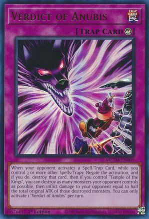 Image of Verdict of Anubis [MZTM-EN009] Ultra Rare