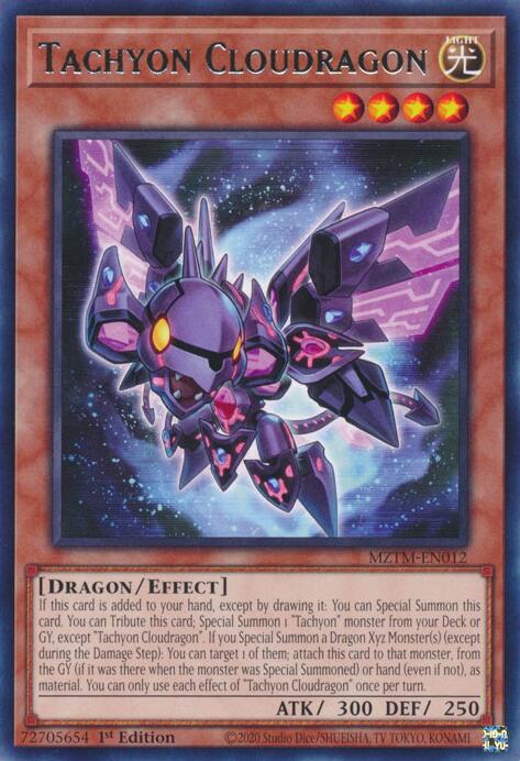 Image of Tachyon Cloudragon [MZTM-EN012] Rare