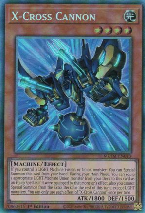 Image of X-Cross Cannon (Collector's Rare) [MZTM-EN018] Collector's Rare