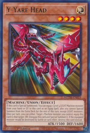 Image of Y-Yare Head [MZTM-EN019] Rare