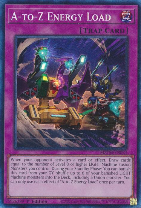 Image of A-to-Z Energy Load (Collector's Rare) [MZTM-EN024] Collector's Rare