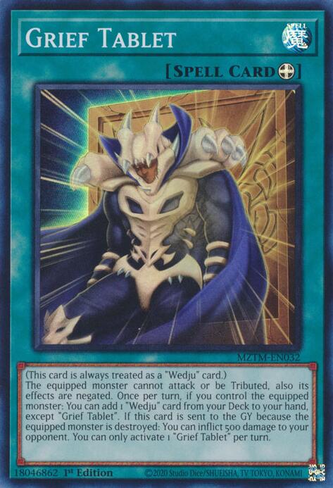 Image of Grief Tablet [MZTM-EN032] Super Rare