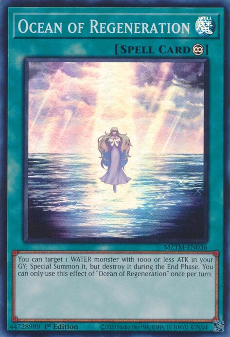 Image of Ocean of Regeneration [MZTM-EN036] Super Rare