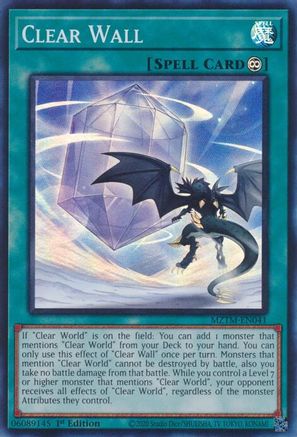 Image of Clear Wall [MZTM-EN041] Super Rare