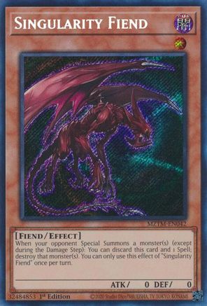 Image of Singularity Fiend [MZTM-EN042] Secret Rare