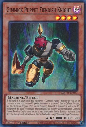 Image of Gimmick Puppet Fiendish Knight [MZTM-EN047] Super Rare