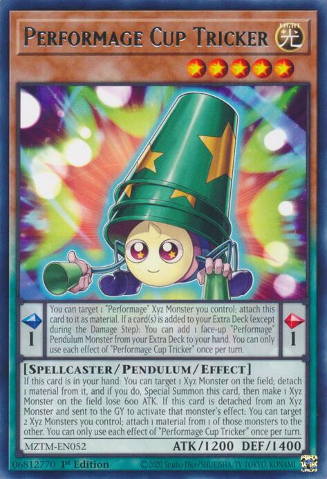 Image of Performage Cup Tricker [MZTM-EN052] Rare