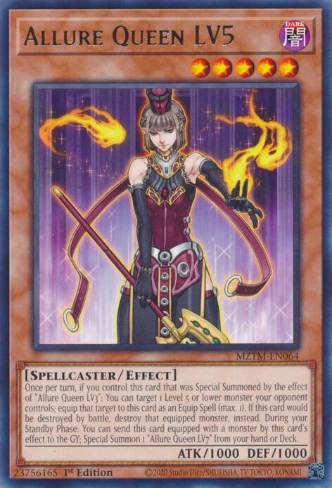 Image of Allure Queen LV5 [MZTM-EN064] Rare