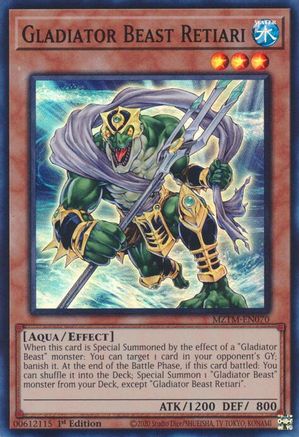 Image of Gladiator Beast Retiari [MZTM-EN070] Super Rare