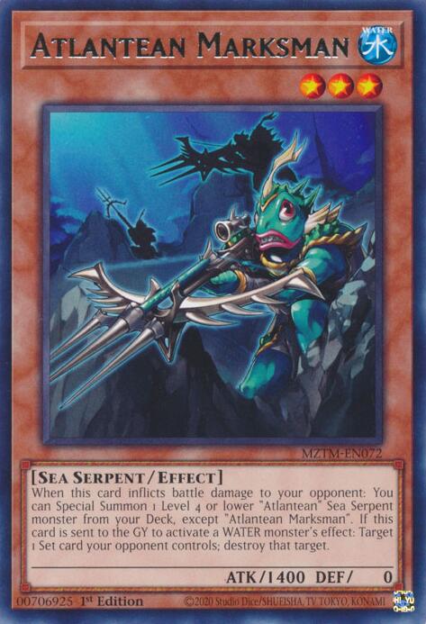 Image of Atlantean Marksman [MZTM-EN072] Rare