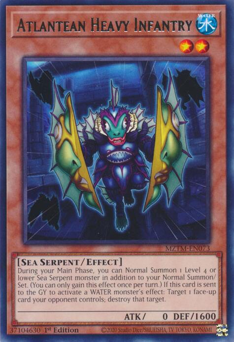 Image of Atlantean Heavy Infantry [MZTM-EN073] Rare