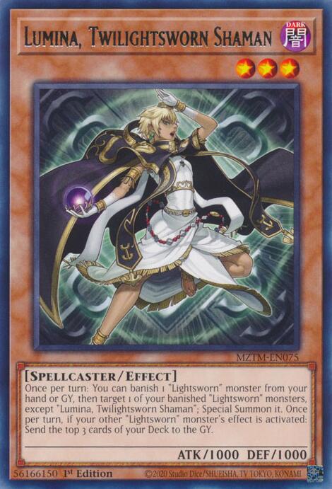 Image of Lumina, Twilightsworn Shaman [MZTM-EN075] Rare