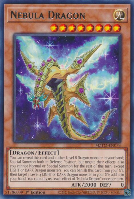 Image of Nebula Dragon [MZTM-EN078] Rare