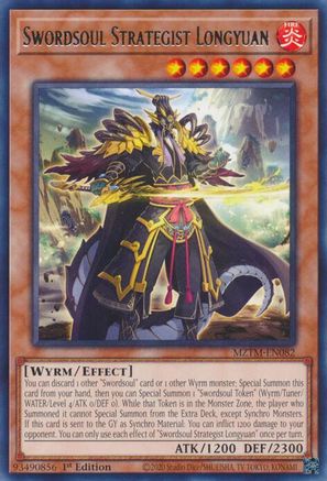 Image of Swordsoul Strategist Longyuan [MZTM-EN082] Rare