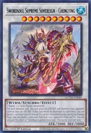 Image of Swordsoul Supreme Sovereign - Chengying [MZTM-EN089] Rare