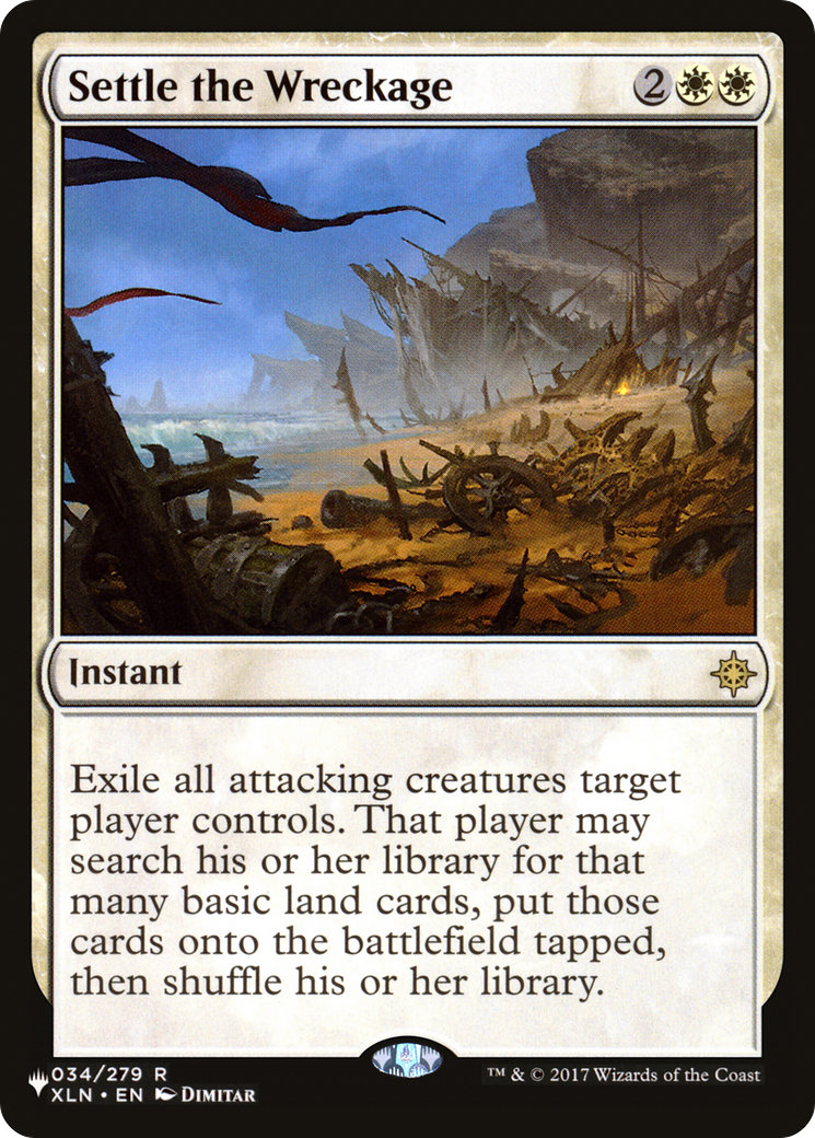Image of Settle the Wreckage [The List]