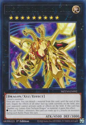 Image of Number C107: Neo Galaxy-Eyes Tachyon Dragon [MZTM-EN092] Rare