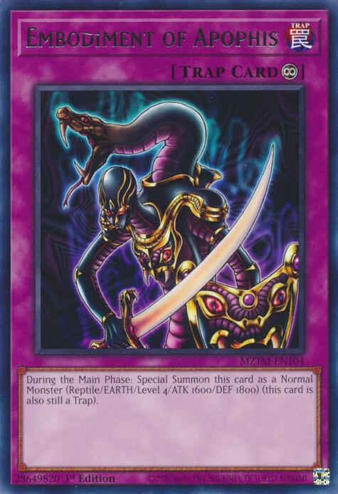 Image of Embodiment of Apophis [MZTM-EN104] Rare