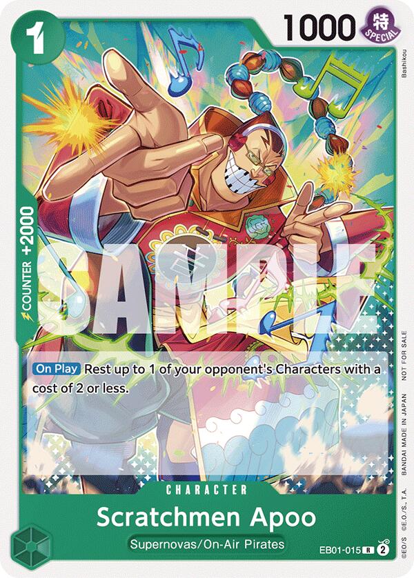 Image of Scratchmen Apoo (Tournament Pack 2025 Vol. 2) [One Piece Promotion Cards]