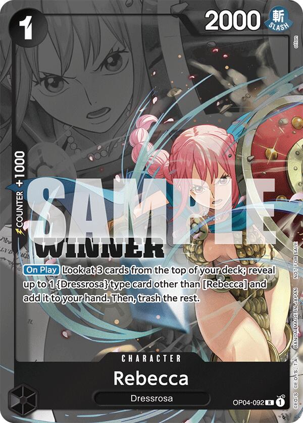 Image of Rebecca (Winner Pack 2025 Vol. 2) [One Piece Promotion Cards]