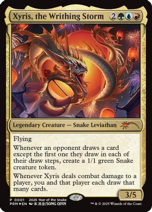 Image of Xyris, the Writhing Storm (Year of the Snake 2025) [Standard Showdown Promos]