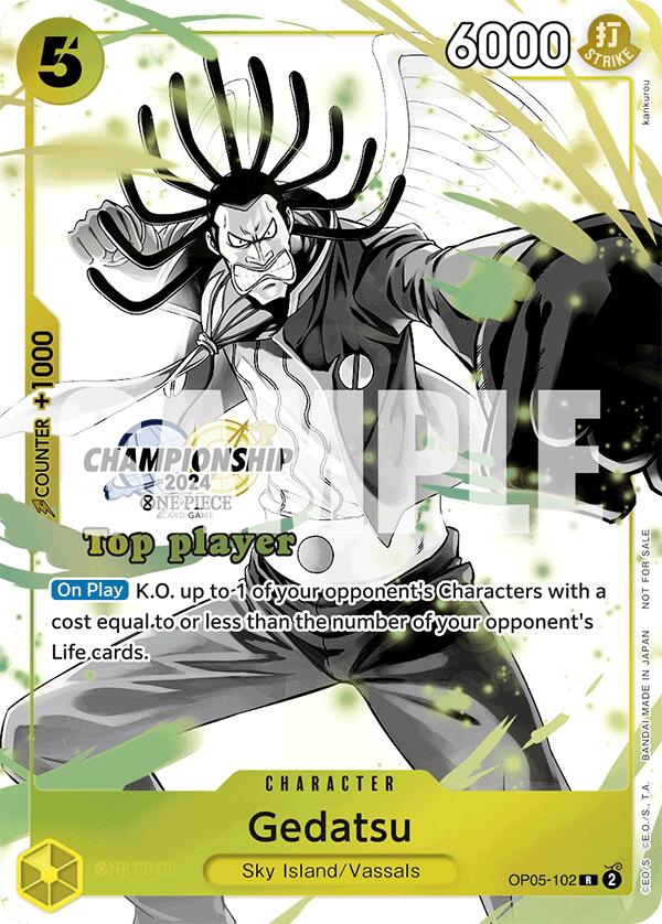 Image of Gedatsu (Championship 2024 Top Player Pack Vol. 2) [One Piece Promotion Cards]