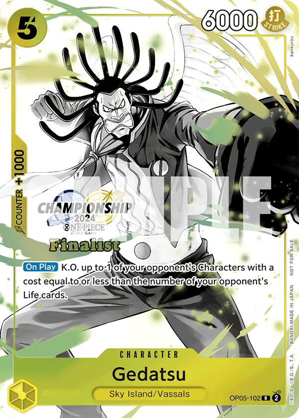 Image of Gedatsu (Championship 2024 Card Set Vol. 2) [Finalist] [One Piece Promotion Cards]