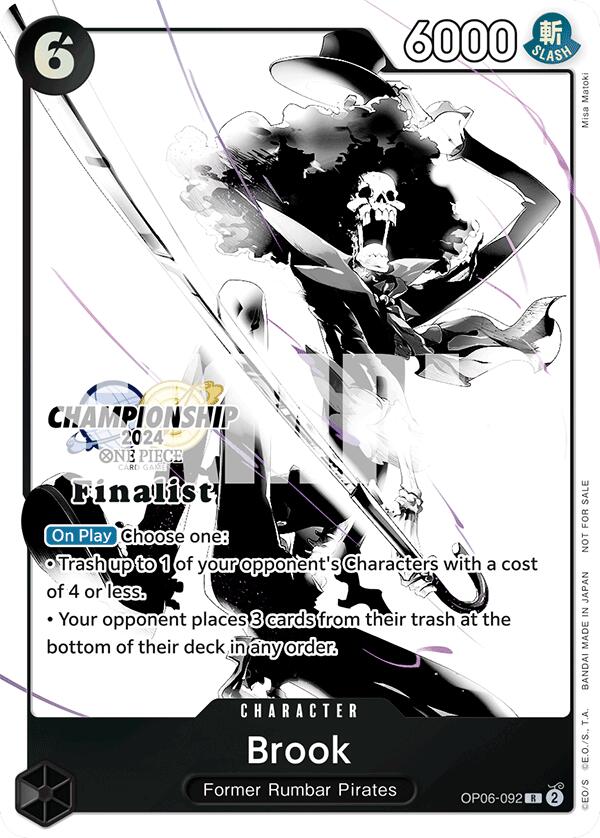 Image of Brook (Championship 2024 Card Set Vol. 2) [Finalist] [One Piece Promotion Cards]