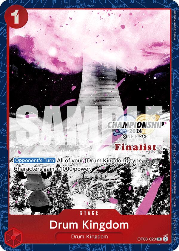 Image of Drum Kingdom (Championship 2024 Card Set Vol. 2) [Finalist] [One Piece Promotion Cards]