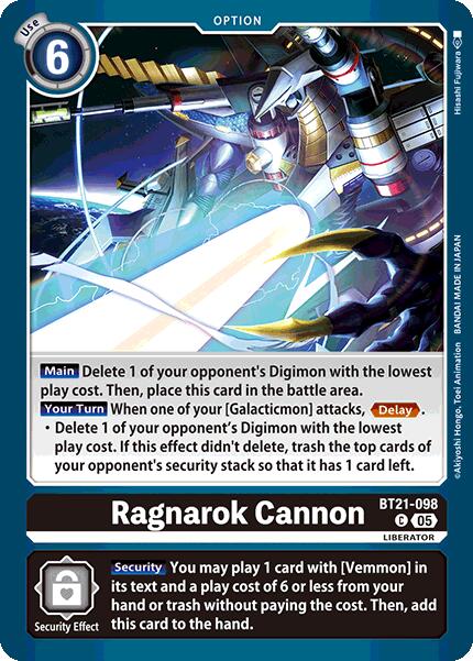 Image of Ragnarok Cannon [BT21-098] [World Convergence]
