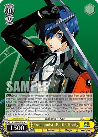 Image of Protagonist: Battle-Ready (P3/SE46-E04N) [Persona 3 Reload Premium Booster]