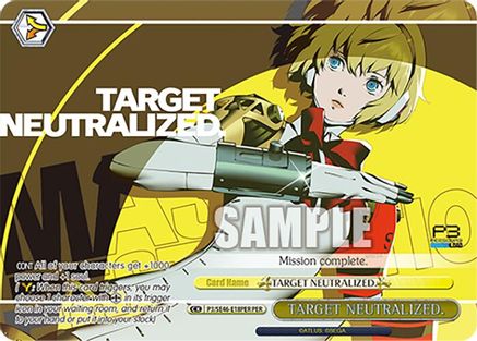 Image of TARGET NEUTRALIZED. (P3/SE46-E18PERPER) [Persona 3 Reload Premium Booster]