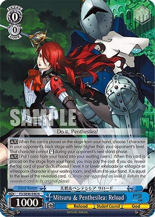 Image of Mitsuru & Penthesilea: Reload (P3/SE46-E46N) [Persona 3 Reload Premium Booster]