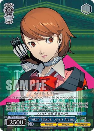 Image of Yukari Takeba: Lovers Arcana (P3/SE46-E49PERPER) [Persona 3 Reload Premium Booster]
