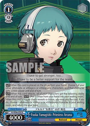 Image of Fuuka Yamagishi: Priestess Arcana (P3/SE46-E50N) [Persona 3 Reload Premium Booster]