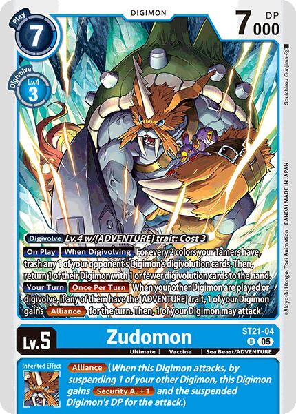 Image of Zudomon [ST21-04] [Starter Deck: Hero of Hope]