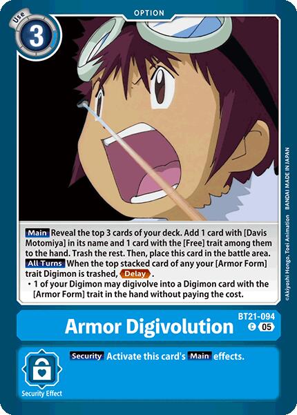 Image of Armor Digivolution [BT21-094] [World Convergence]